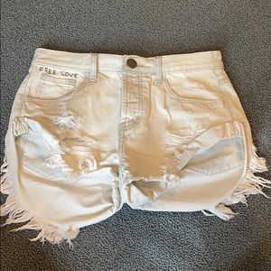 One teaspoon Jean shorts bandits size 25